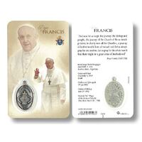 Lam Card & Medal - Pope Francis