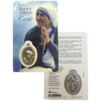 Lam. Card & Medal - St Teresa of Calcutta