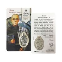 Lam Card & Medal - St Maximillian Kolbe