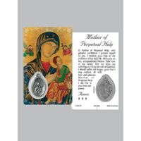 Lam Card & Medal - Our Lady Of Perpetual Help