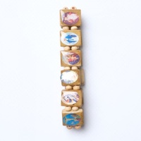 Bracelet Wooden Saint Images - Light Wood