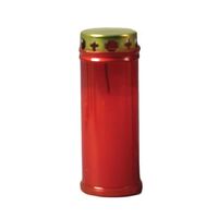 Votive Candles with Lid Red - 3 Days