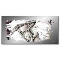 Mother & Child Silver Plaque - 710 x 350