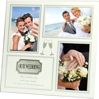 Our Wedding Photo Frame w/Engraving Plate