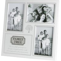 Family Tree Photo Frame with Engraved Metal Plate