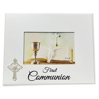 Communion MDF Photo Frame with Cross
