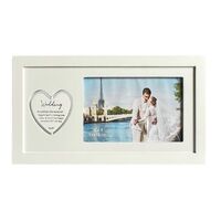 Wedding Photo Frame with Double Sided Rotating  Heart