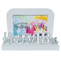 18th Birthday Decorated Photo Frame