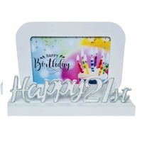 21st Birthday Decorated Photo Frame