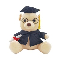 Message Plush Bear  - Graduation Congratulations w/marker