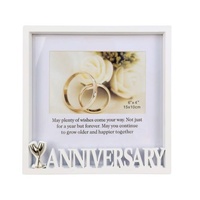 Anniversary MDF Photo Frame w/Motiff