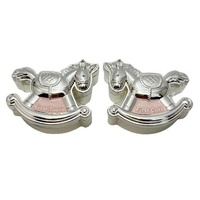 Rocking Horse First Tooth and First Curl - Pink