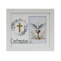 Confirmation Photo Frame w/Cross
