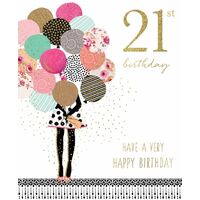 Card -21st Birthday Female