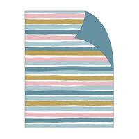 Gift Wrap - Blue Neapolitan Stripe