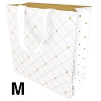 Gift Bag Medium - Quilted Pearl