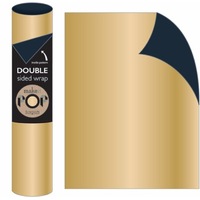 Roll Wrap - Gold on Charcoal (2m)