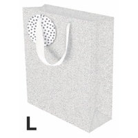 Gift Bag Large - Silver Shimmer