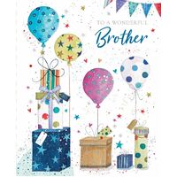 Card -Birthday Brother Balloons