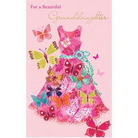 Card - For a Beautiful Granddaughter