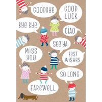 Card - Goodbye and Goodluck