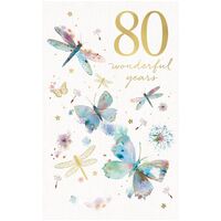 Card -80th Birthday