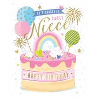 Card - Sweet Niece Birthday Cake