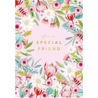 Card - Birthday Special Friend Botanic