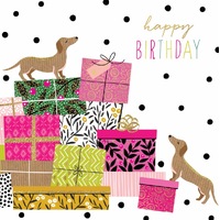 Card - Birthday Dogs & Presents