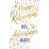 Card - Retirement Confetti