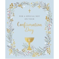 Card - Confirmation Boy Chalice
