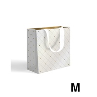 Gift Bag Medium - Quilted Pearl