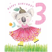Card - Happy Birthday 3 Koala