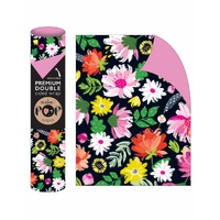 Roll Wrap - Freda on Black (2m)