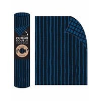 Roll Wrap - Black Stripe on Navy (2m)