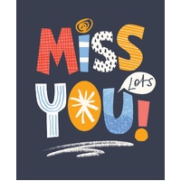 Card - Miss You Lots