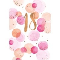 Card - Happy 18th Birthday Balloons