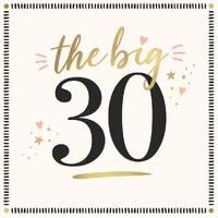 Card - 30th Big Birthday