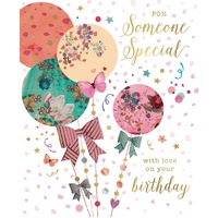 Card - Birthday Someone Special Balloons