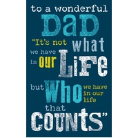 Card - Happy Birthday Dad Small Talk