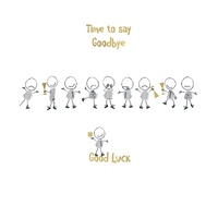 Card - Time to Say Goodbye, Good Luck