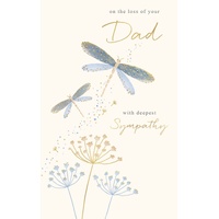 Card -With Deepest Sympathy Dad