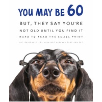 Card - 60th Birthday Dog Glasses