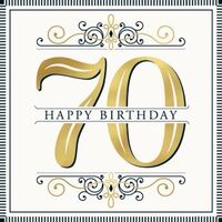 Card - 70th Birthday