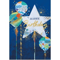 Card - Happy Birthday Male Balloons