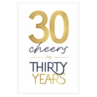 Card - 30 Cheers Birthday