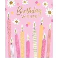 Card - Birthday Wishes Candles