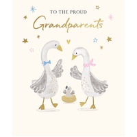 Card - Proud Grandparents Geese