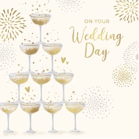 Card - Wedding Day Cocktail Tower