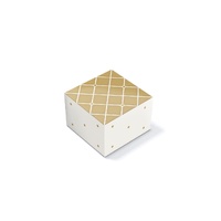 Gift Box Small - Quilted Gold
